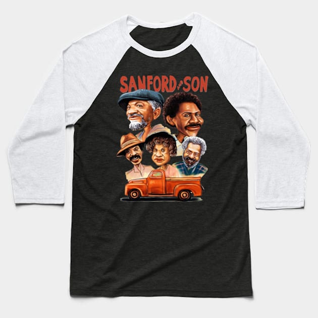 Sanford and Son Comedy Baseball T-Shirt by Chocolate Candies